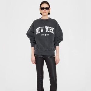 Anine Bing Charcoal Sweatshirt